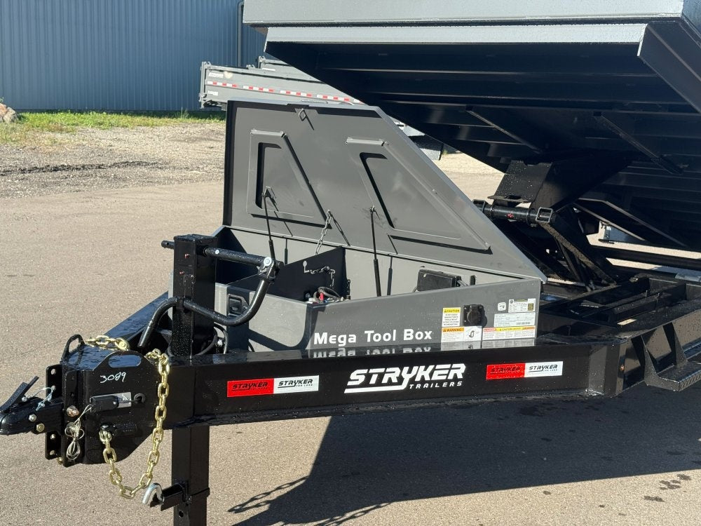 16' SDT Dump Trailer 36" Side Walls - 620 Scissor Lift - 3 Way Gate - Bumper Pull Dump - Dump Trailers - TrailerSwap