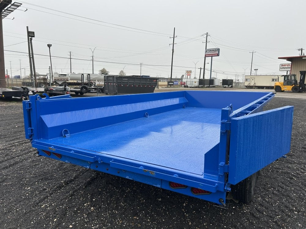 16' Stryker EDT Bumper Pull Dump Trailer 20" Side Walls - (2) 7k Axles - Bumper Pull Dump - Dump Trailers - TrailerSwap