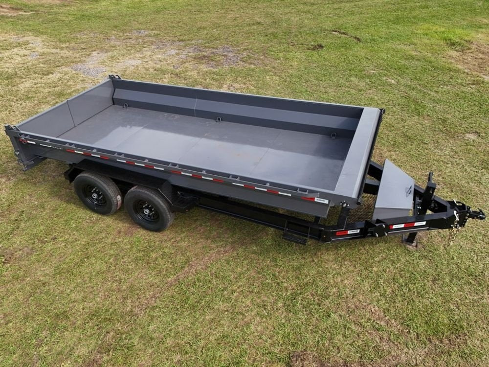 16' Stryker EDT Bumper Pull Dump Trailer 20" Side Walls - (2) 7k Axles - Bumper Pull Dump - Dump Trailers - TrailerSwap