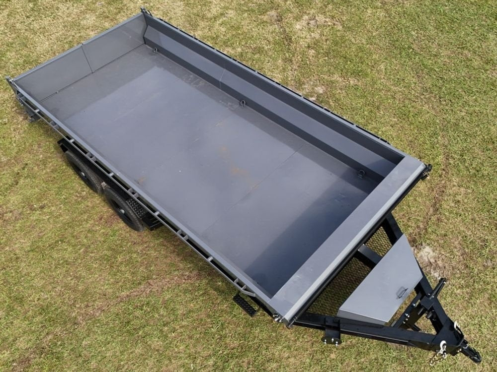 16' Stryker EDT Bumper Pull Dump Trailer 20" Side Walls - (2) 7k Axles - Bumper Pull Dump - Dump Trailers - TrailerSwap