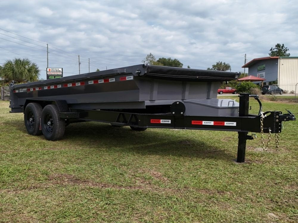 16' Stryker EDT Bumper Pull Dump Trailer 20" Side Walls - (2) 7k Axles - Bumper Pull Dump - Dump Trailers - TrailerSwap