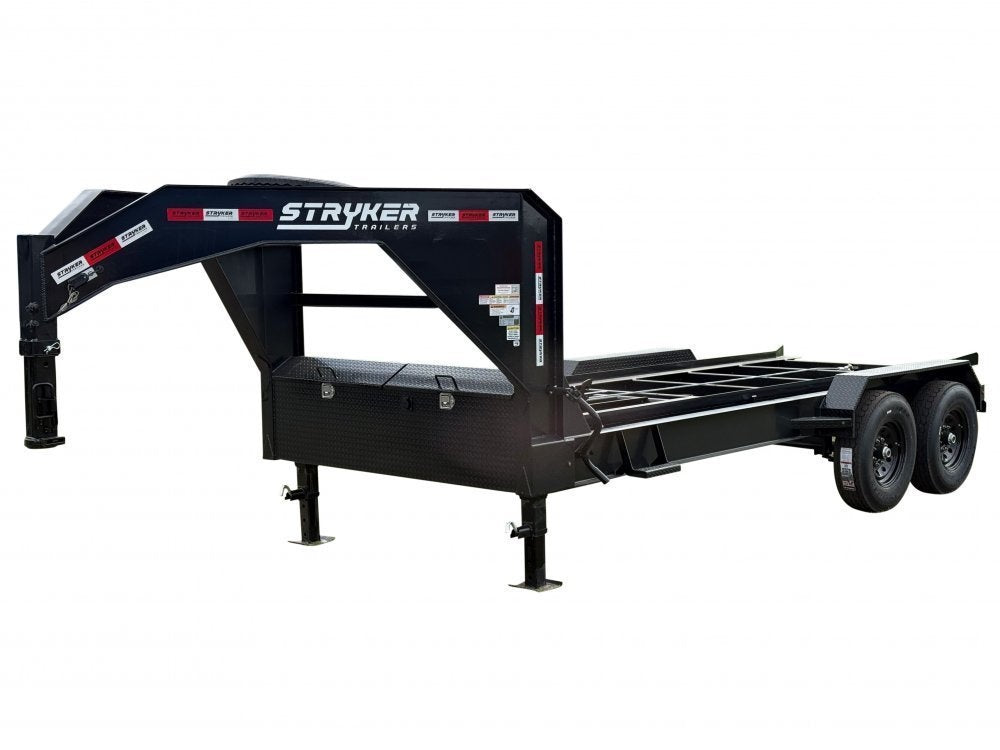 16' Stryker Gooseneck Roll Off Base Trailer - (2) 8K Axles - Roll Off Base Trailer - RO 16' Gooseneck - TrailerSwap