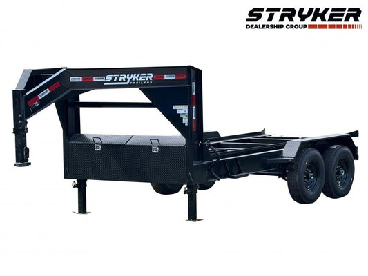 16' Stryker Goosneck Roll Off Base Trailer - (2) 7K Axles - Roll Off Base Trailer - RO 16' Gooseneck - TrailerSwap