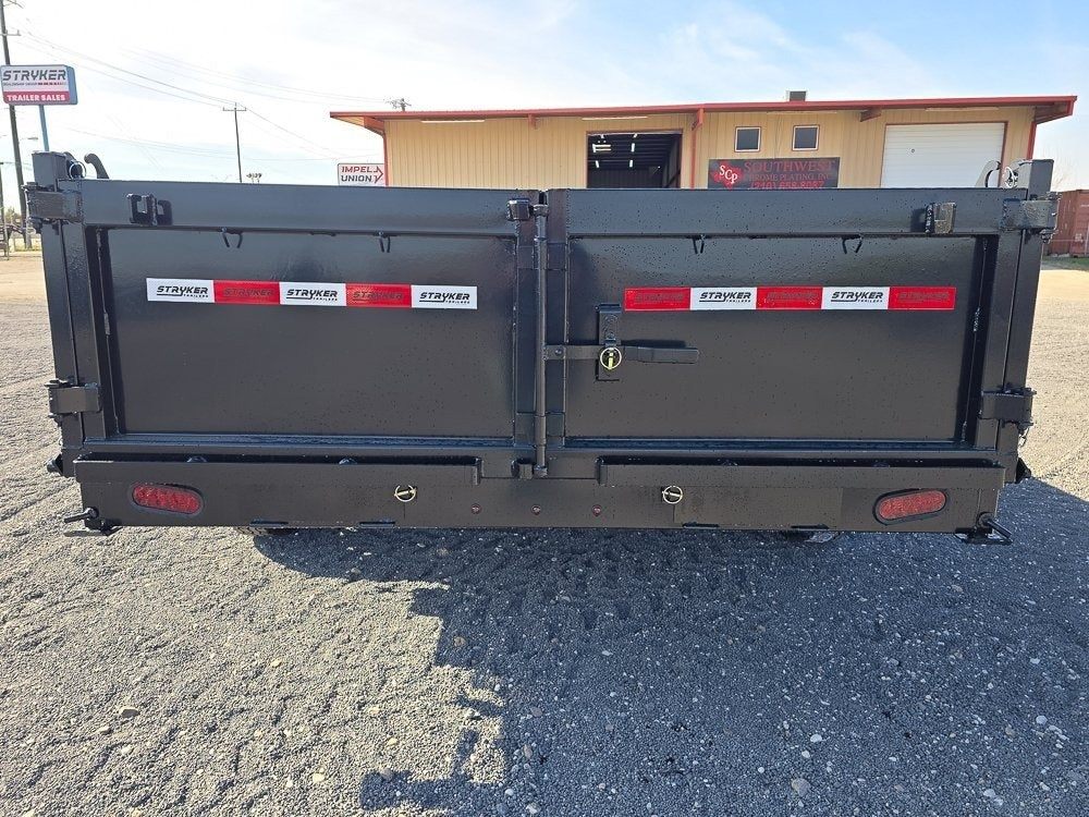 16' Stryker SDT Bumper Pull Dump Trailer 24" Side Walls - (2) 7k Axles - Bumper Pull Dump - Dump Trailers - TrailerSwap