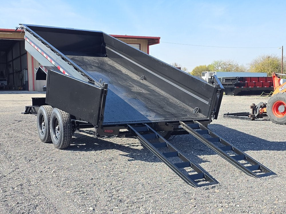 16' Stryker SDT Bumper Pull Dump Trailer 24" Side Walls - (2) 7k Axles - Bumper Pull Dump/Dump Trailers - Stryker Dealership Group