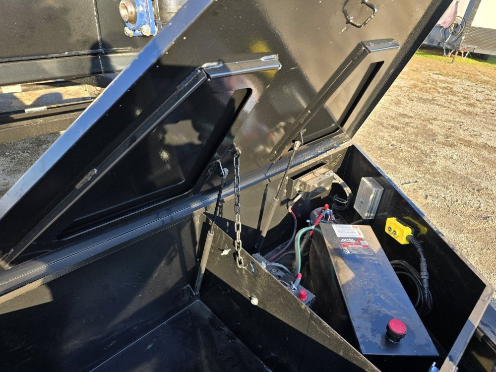 16' Stryker SDT Bumper Pull Dump Trailer 48" Side Walls - (2) 7k Axles - Bumper Pull Dump - Dump Trailers - TrailerSwap