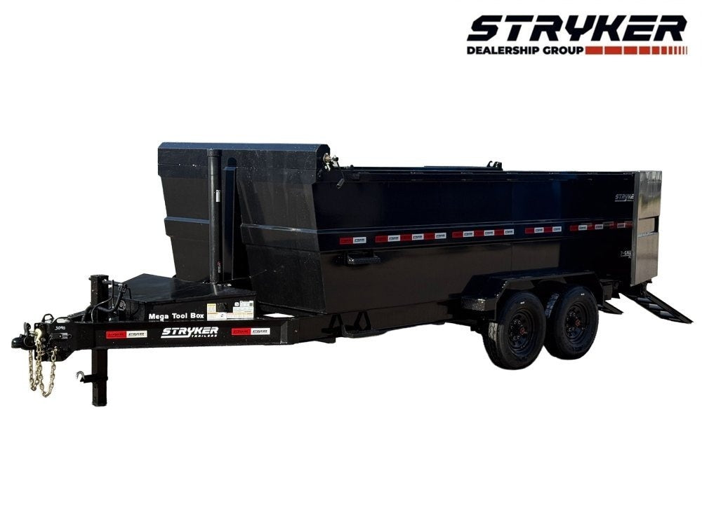 16' Stryker SDT Bumper Pull Dump Trailer 48" Side Walls - (2) 7k Axles - Bumper Pull Dump/Dump Trailers - Stryker Dealership Group