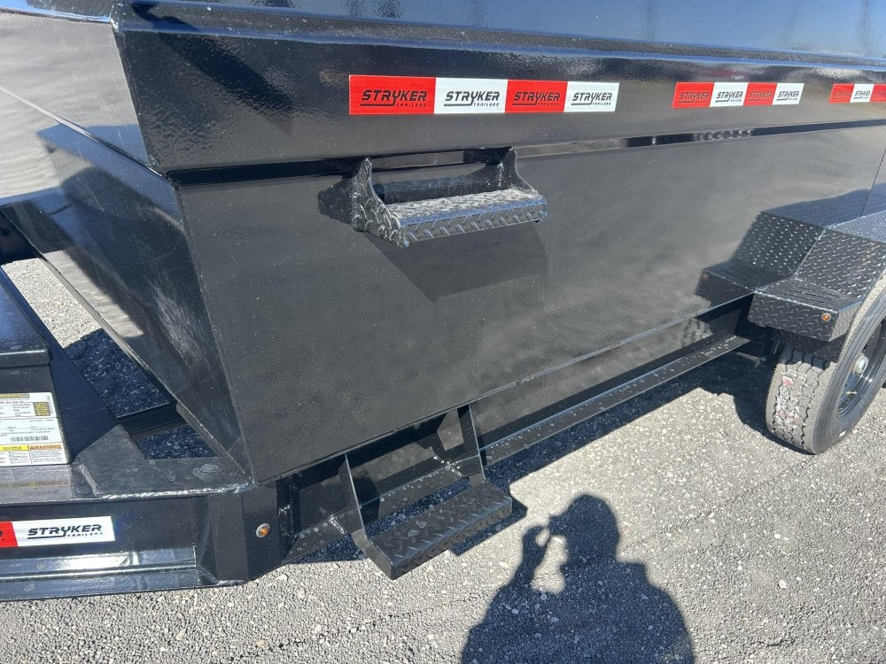 16' Stryker SDT Bumper Pull Dump Trailer 48" Side Walls - (2) 7k Axles - Bumper Pull Dump - Dump Trailers - TrailerSwap