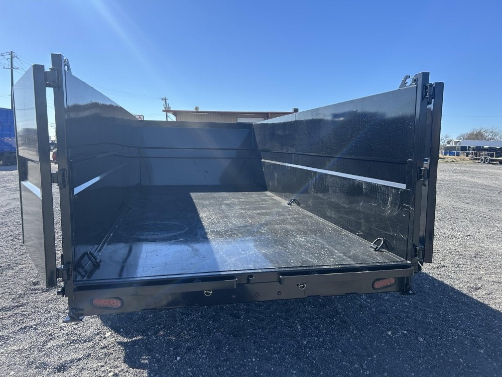 16' Stryker SDT Bumper Pull Dump Trailer 48" Side Walls - (2) 7k Axles - Bumper Pull Dump - Dump Trailers - TrailerSwap