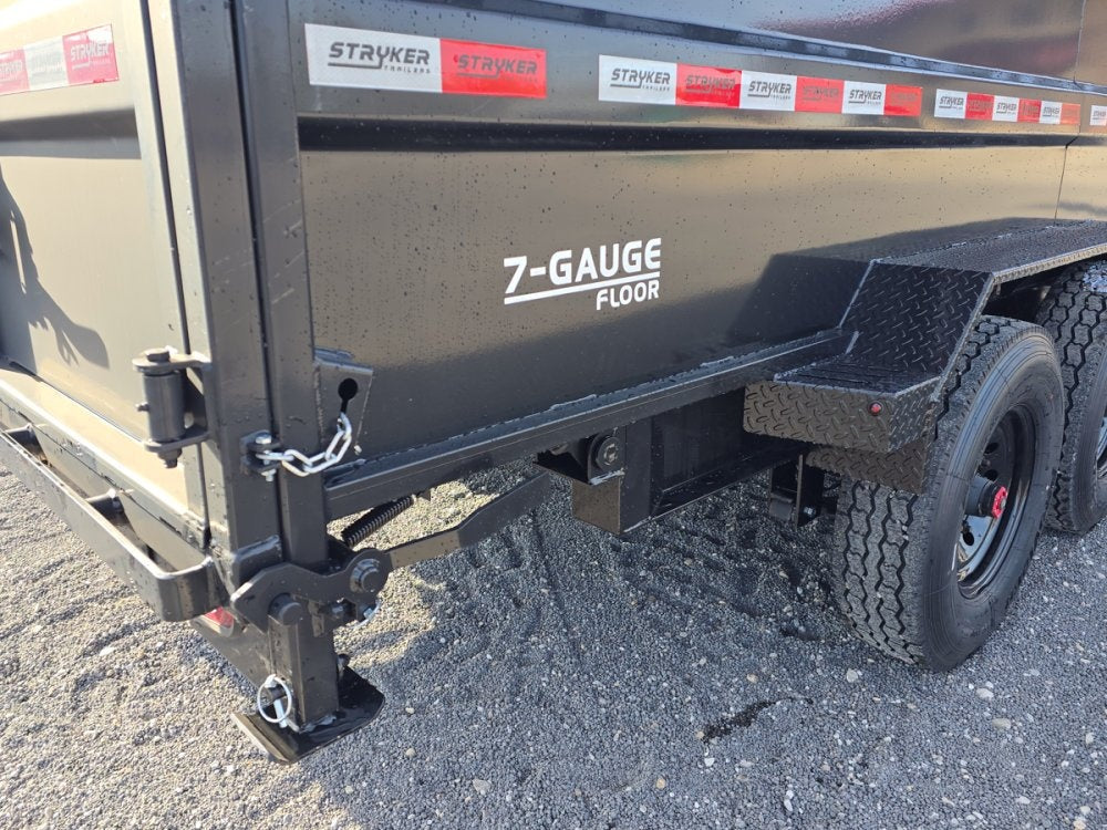 16' Stryker SDT Gooseneck Dump Trailer 36" Side Walls - (2) 8k Axles - Gooseneck Dump - Dump Trailers - TrailerSwap