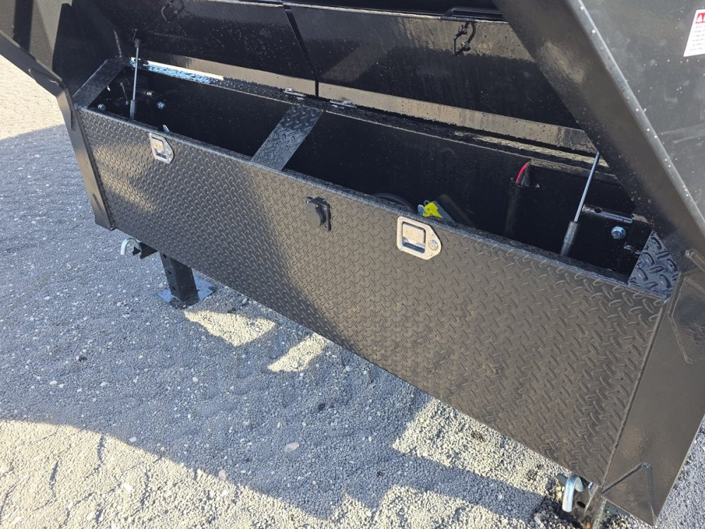 16' Stryker SDT Gooseneck Dump Trailer 36" Side Walls - (2) 8k Axles - Gooseneck Dump - Dump Trailers - TrailerSwap