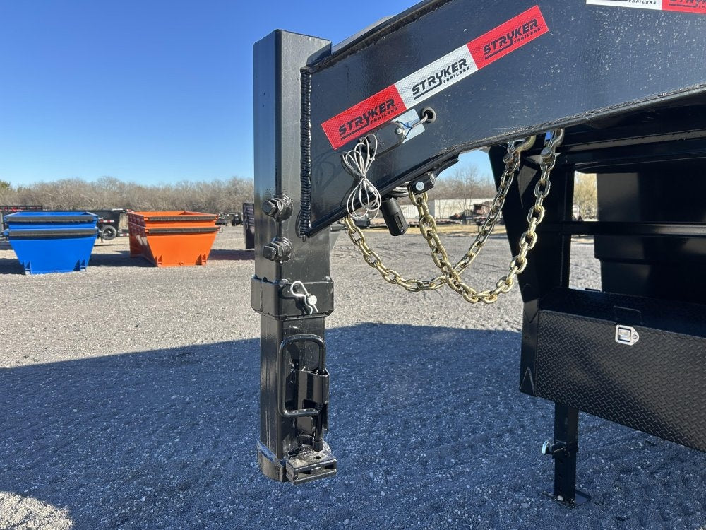 16' Stryker SDT Gooseneck Dump Trailer 48" Side Walls - (2) 7k Axles - Gooseneck Dump - Dump Trailers - TrailerSwap