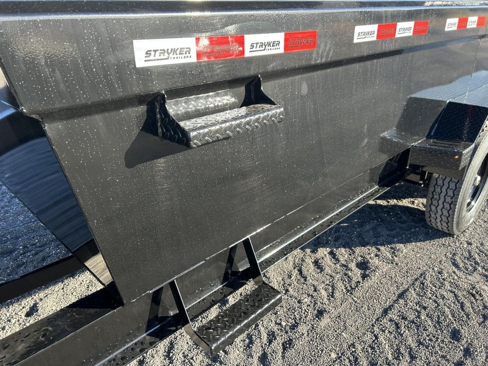 16' Stryker SDT Gooseneck Dump Trailer 48" Side Walls - (2) 7k Axles - Gooseneck Dump - Dump Trailers - TrailerSwap