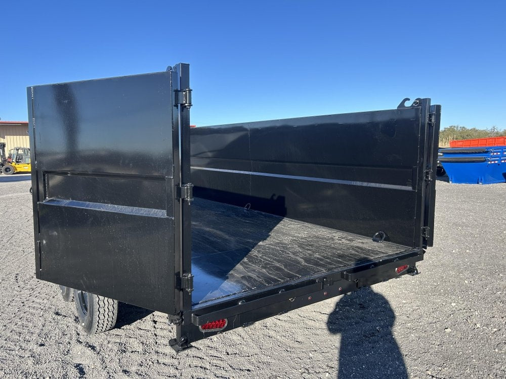 16' Stryker SDT Gooseneck Dump Trailer 48" Side Walls - (2) 7k Axles - Gooseneck Dump - Dump Trailers - TrailerSwap
