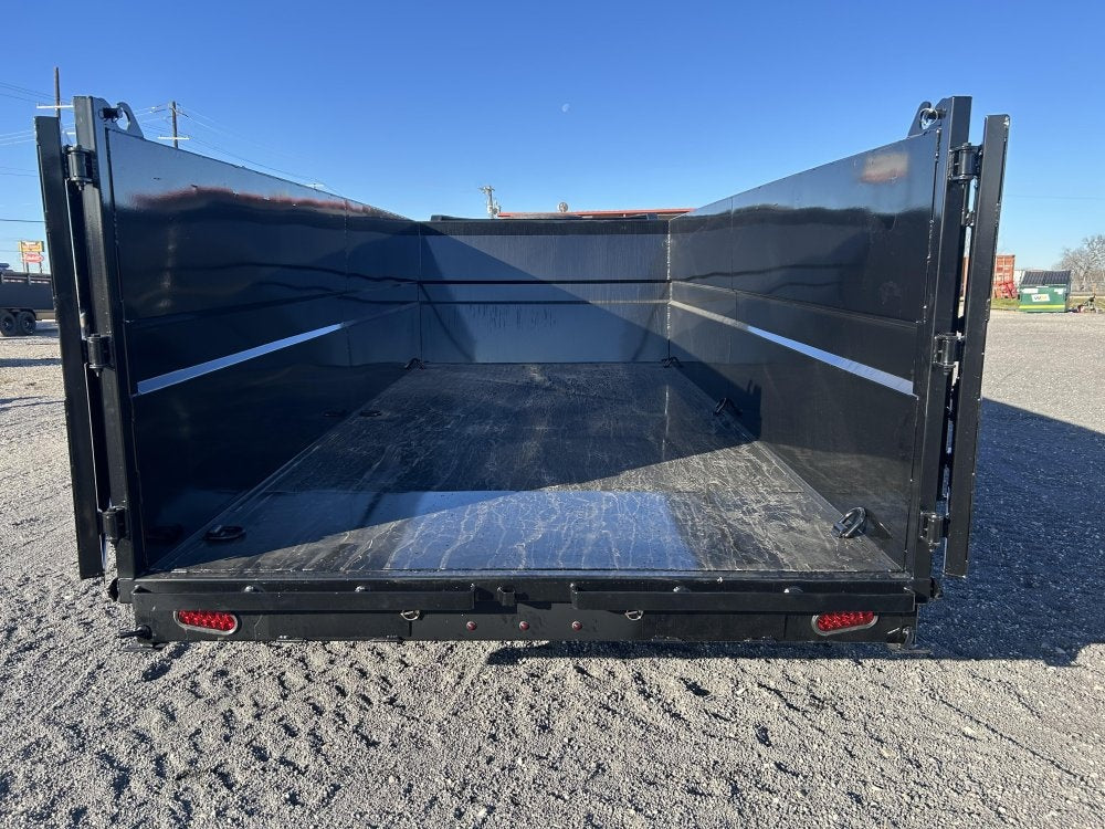 16' Stryker SDT Gooseneck Dump Trailer 48" Side Walls - (2) 7k Axles - Gooseneck Dump - Dump Trailers - TrailerSwap
