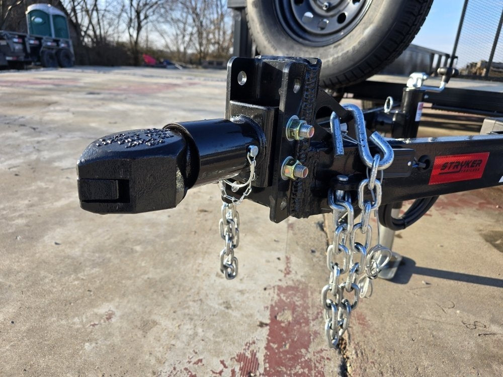 16' Utility Trailer (2) 3.5K Axles, 83" Wide, Side Ramps and 4' Gate - Utility & SXS - TrailerSwap