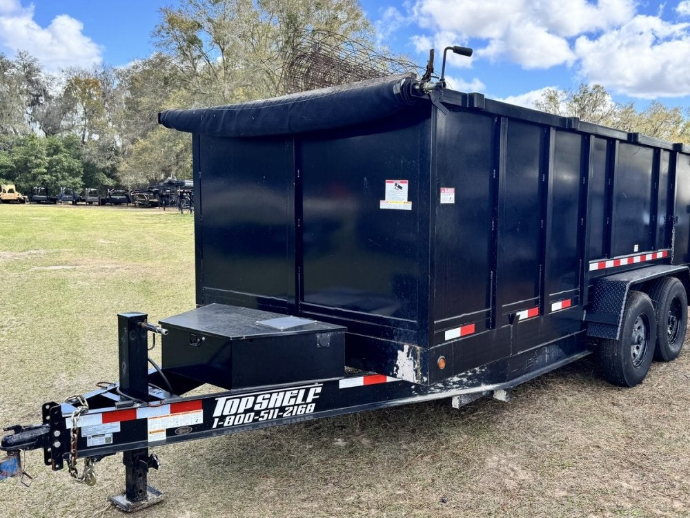 16' x 7' Manufacturer Dump Trailers - Bumper Pull Dump - TrailerSwap