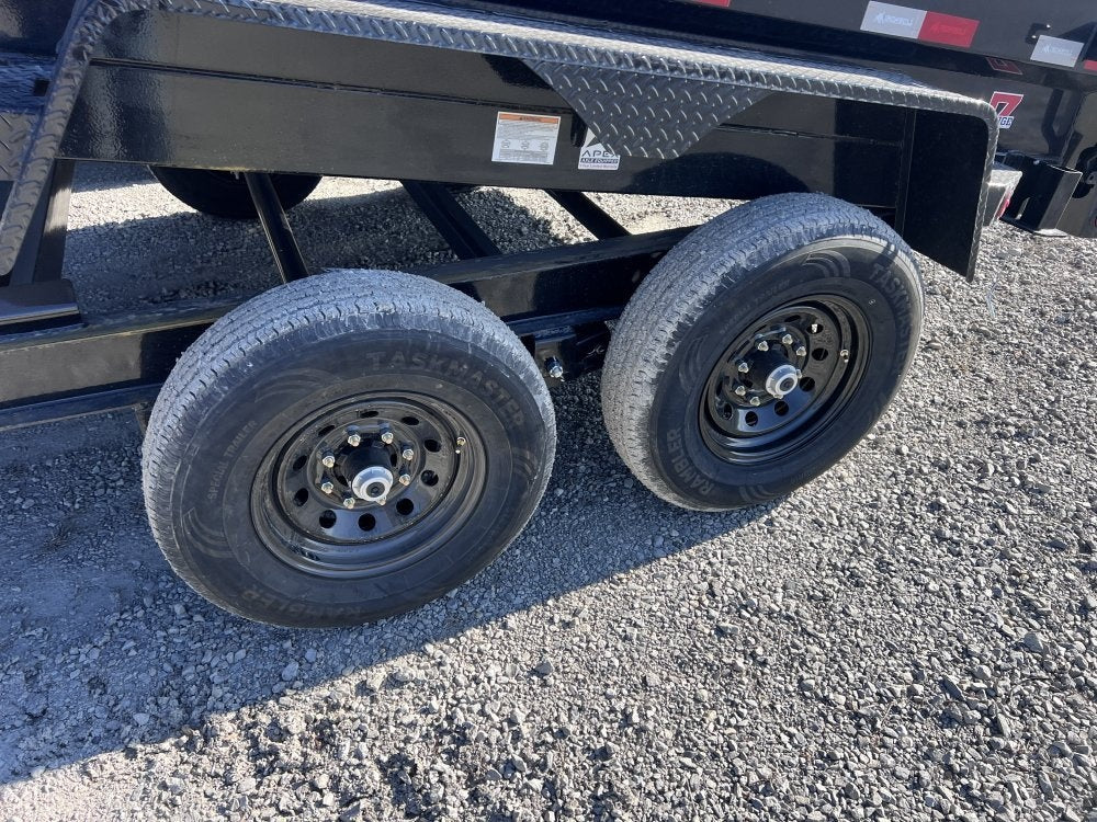 16' x 83" Iron Bull DTB Bumper Pull Dump Trailer 24" Side Walls - (2) 7,000 lb Axles - Telescopic - Bumper Pull Dump - Dump Trailers - TrailerSwap