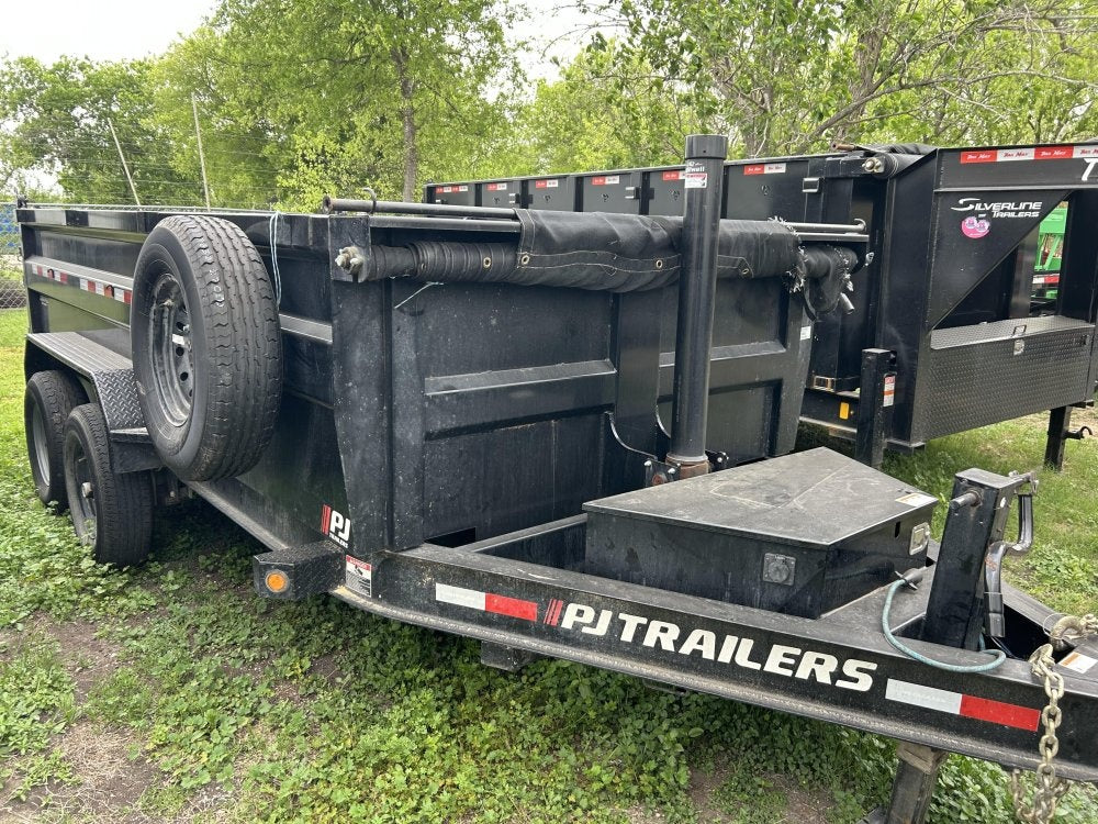 16' x 83" PJ Trailers Dump Trailers - Bumper Pull Dump - TrailerSwap