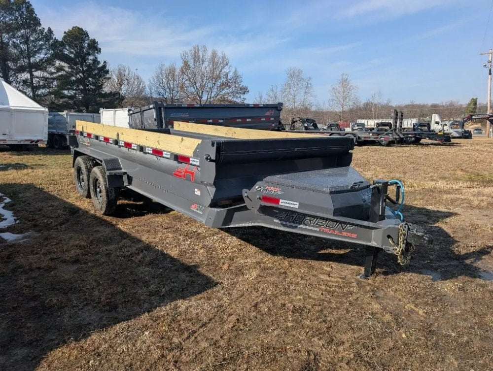 16'x83" Horizon EZ7 Bumper Pull Dump - Bumper Pull Dump - TrailerSwap
