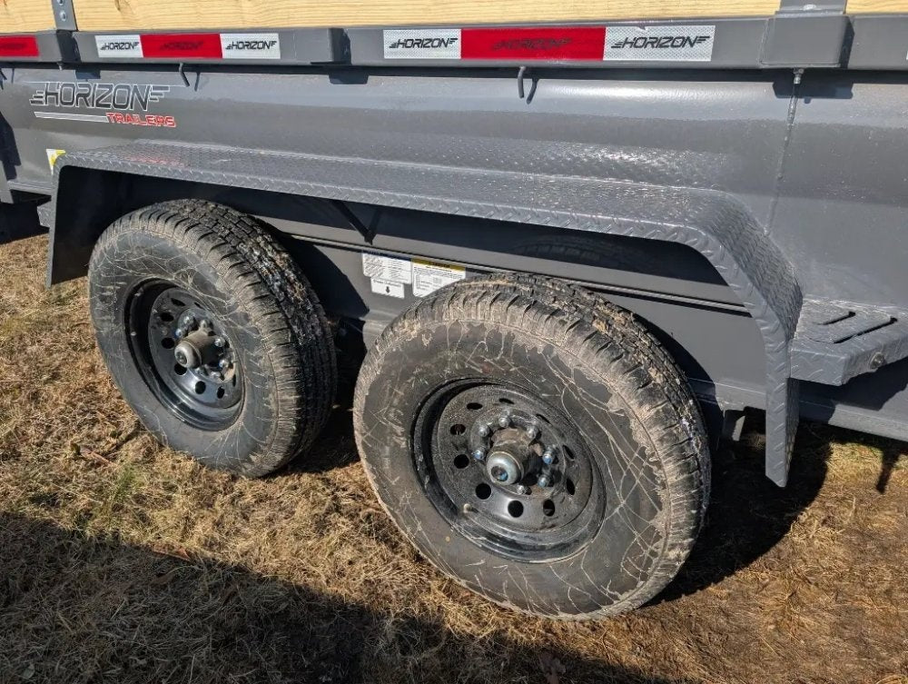 16'x83" Horizon EZ7 Bumper Pull Dump - Bumper Pull Dump - TrailerSwap