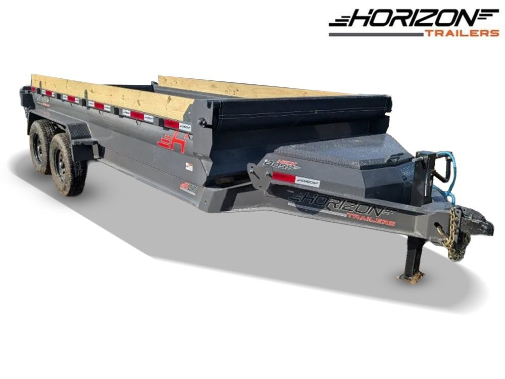 16'x83" Horizon EZ7 Bumper Pull Dump - Bumper Pull Dump - TrailerSwap