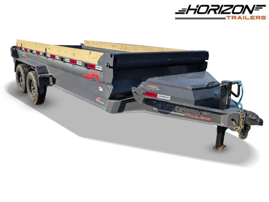 16'x83" Horizon EZ7 Bumper Pull Dump - Bumper Pull Dump - TrailerSwap