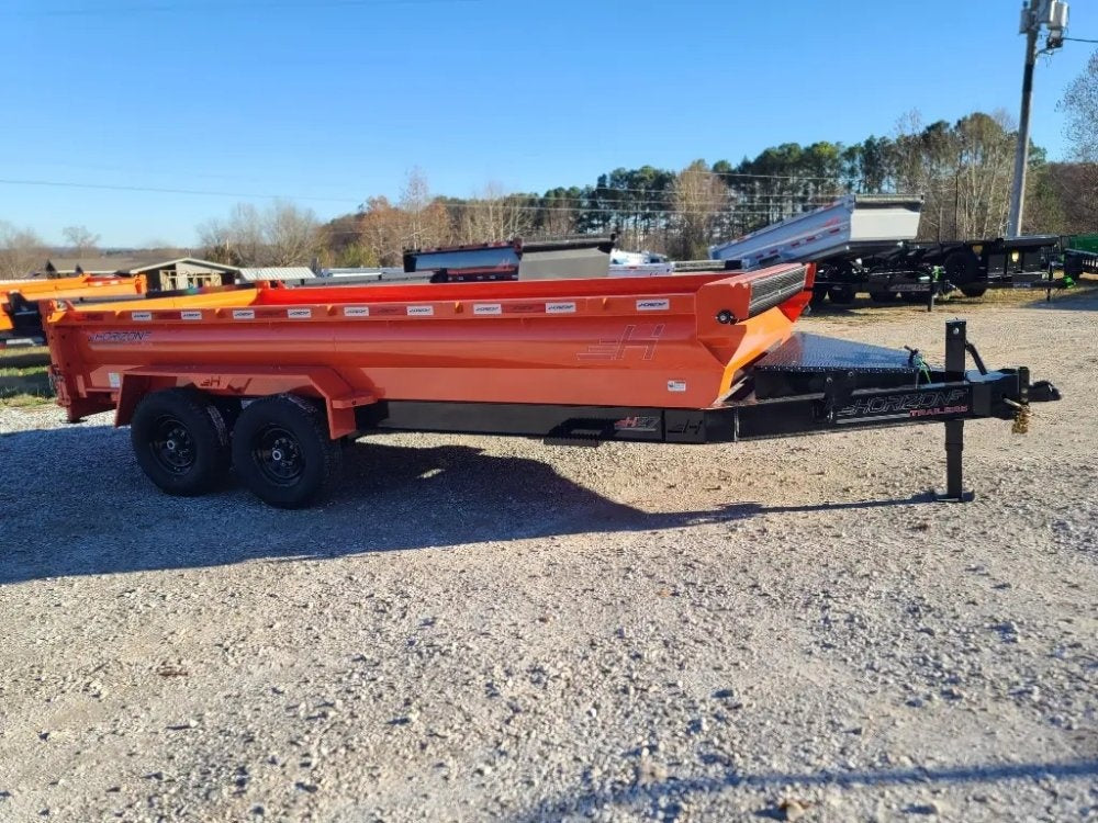 16'x83" Horizon HZ7 BP Bumper Pull Dump - Bumper Pull Dump - TrailerSwap