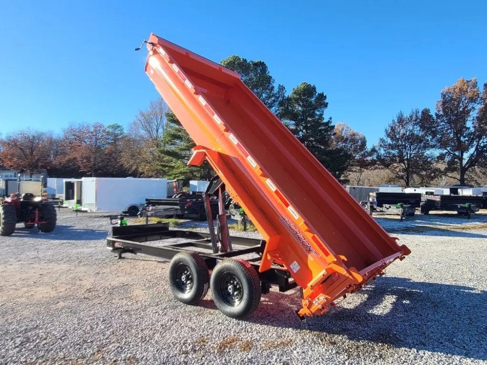 16'x83" Horizon HZ7 BP Bumper Pull Dump - Bumper Pull Dump - TrailerSwap