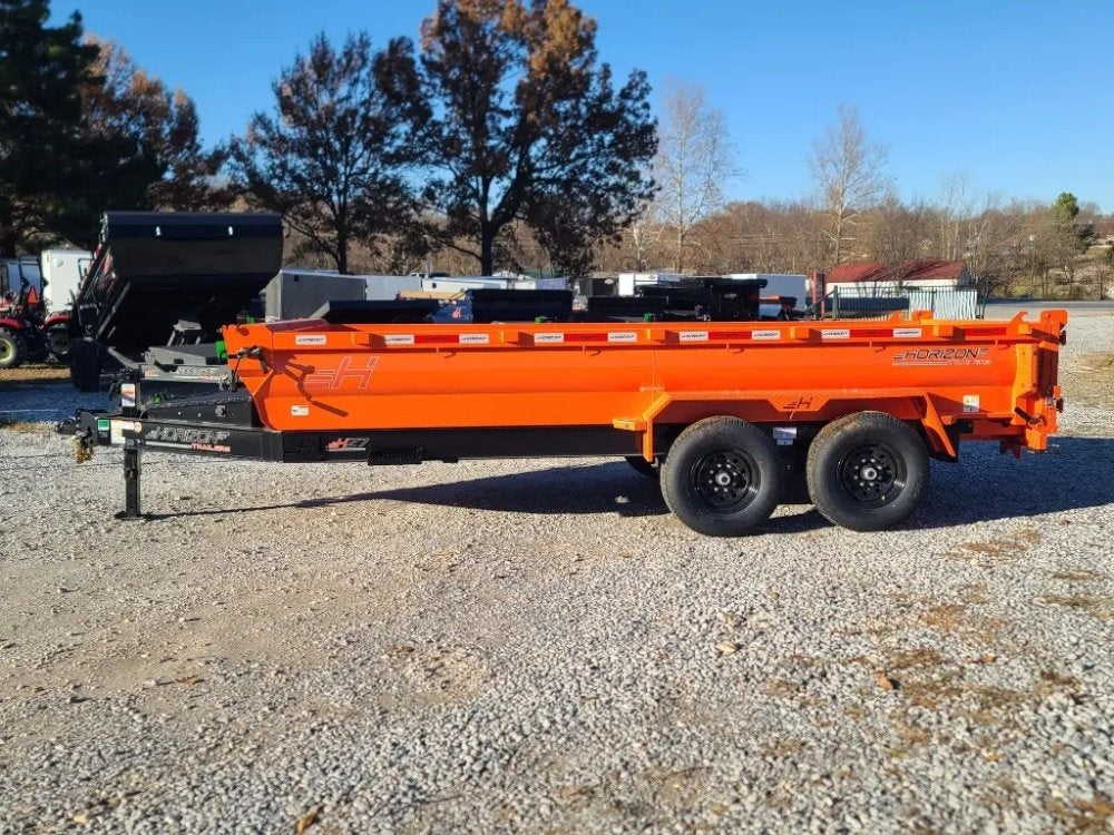 16'x83" Horizon HZ7 BP Bumper Pull Dump - Bumper Pull Dump - TrailerSwap