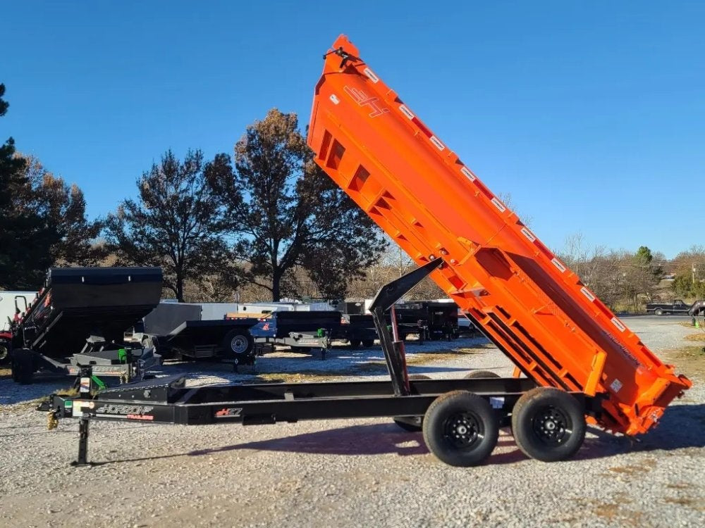 16'x83" Horizon HZ7 BP Bumper Pull Dump - Bumper Pull Dump - TrailerSwap