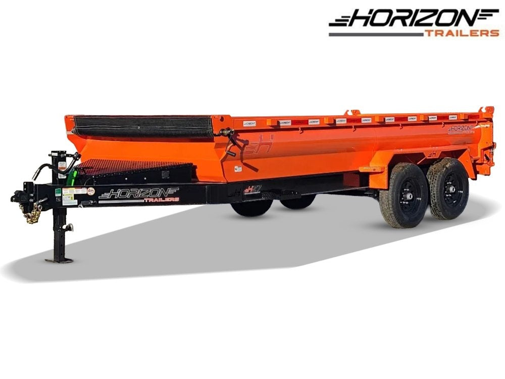 16'x83" Horizon HZ7 BP Bumper Pull Dump - Bumper Pull Dump - TrailerSwap