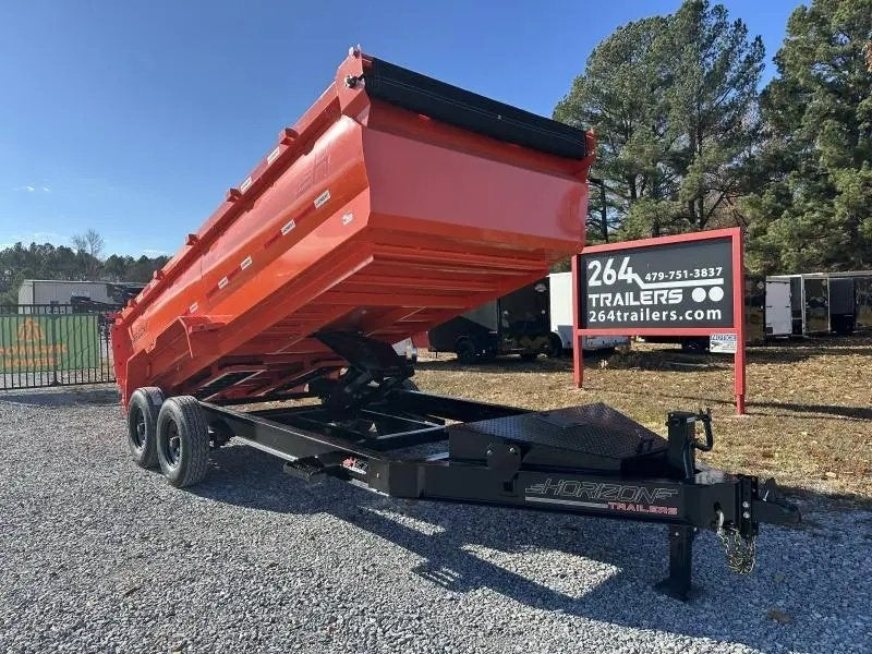 16'x83" Horizon HZ7 BP Bumper Pull Dump - Bumper Pull Dump - TrailerSwap