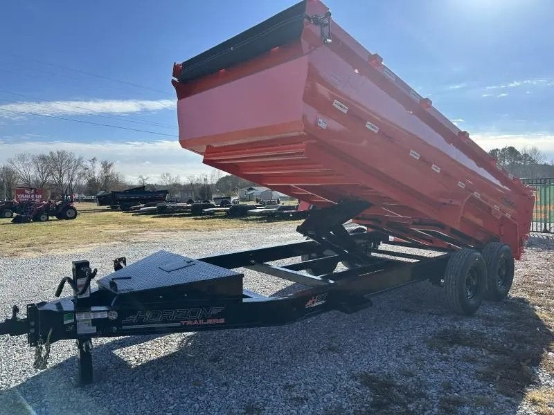 16'x83" Horizon HZ7 BP Bumper Pull Dump - Bumper Pull Dump - TrailerSwap