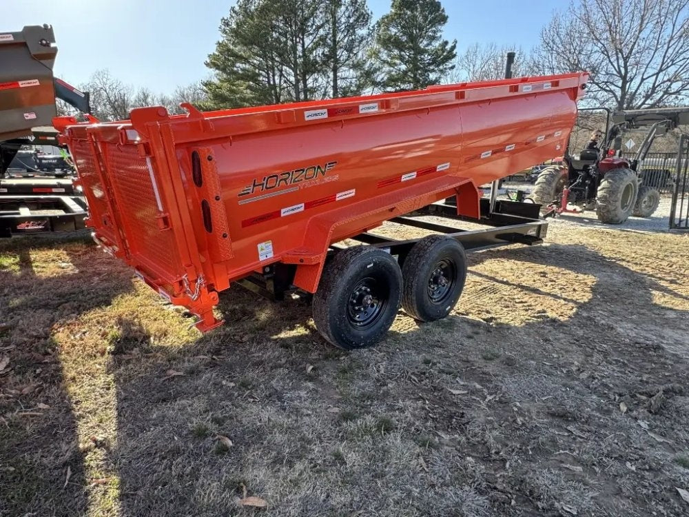 16'x83" Horizon HZ7 BP Bumper Pull Dump - Bumper Pull Dump - TrailerSwap
