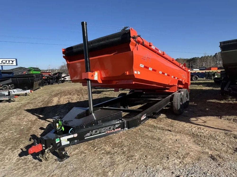 16'x83" Horizon HZ7 BP Bumper Pull Dump - Bumper Pull Dump - TrailerSwap