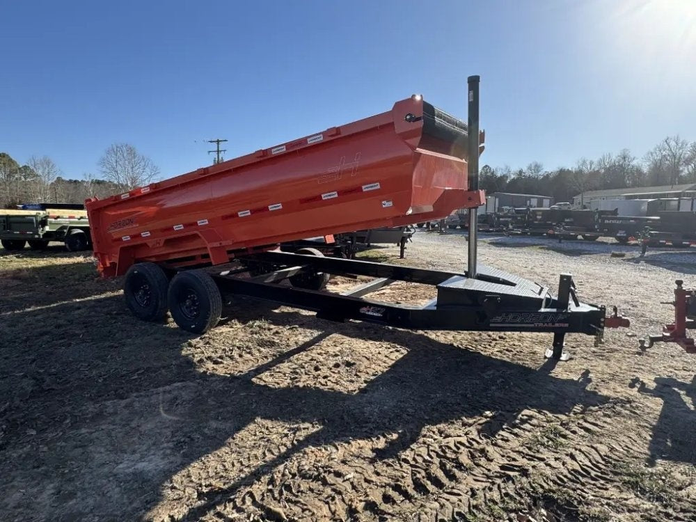 16'x83" Horizon HZ7 BP Bumper Pull Dump - Bumper Pull Dump - TrailerSwap