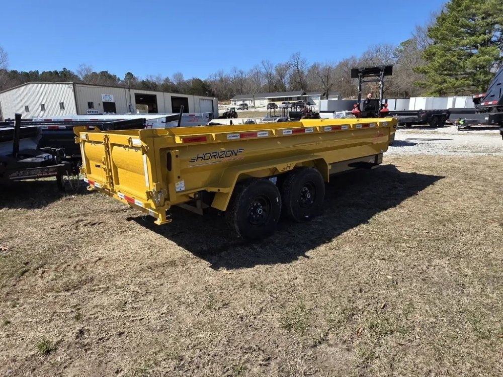 16'x83" Horizon HZ7 BP Bumper Pull Dump - Bumper Pull Dump - TrailerSwap