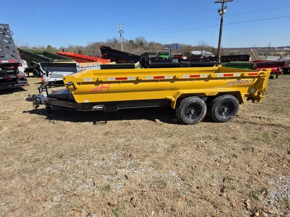 16'x83" Horizon HZ7 BP Bumper Pull Dump - Bumper Pull Dump - TrailerSwap