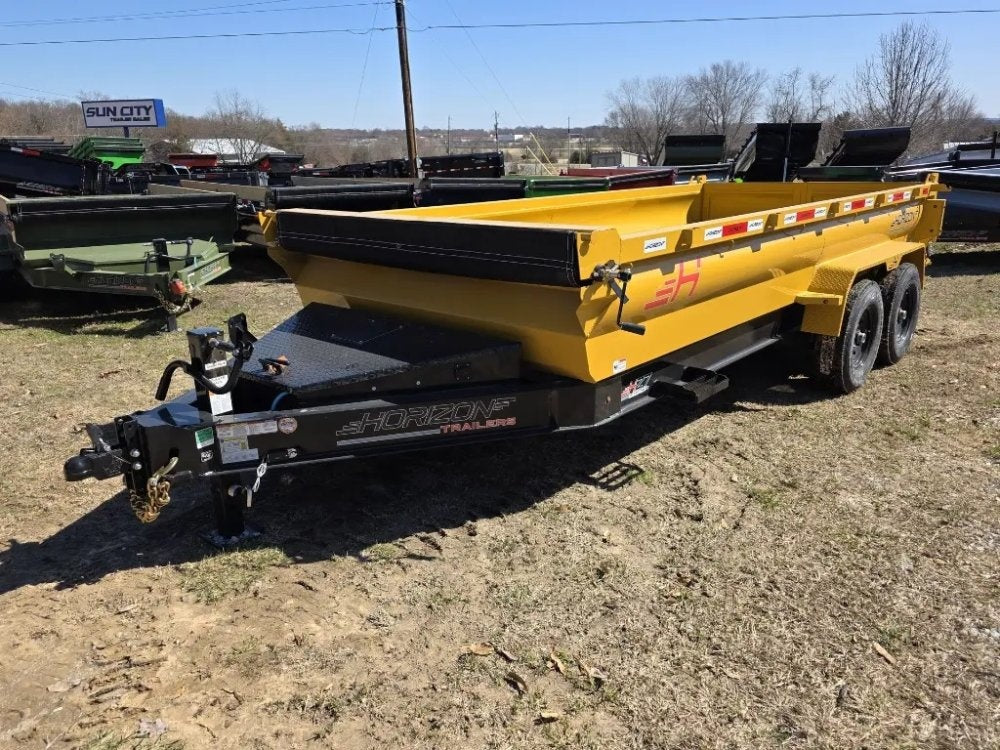 16'x83" Horizon HZ7 BP Bumper Pull Dump - Bumper Pull Dump - TrailerSwap