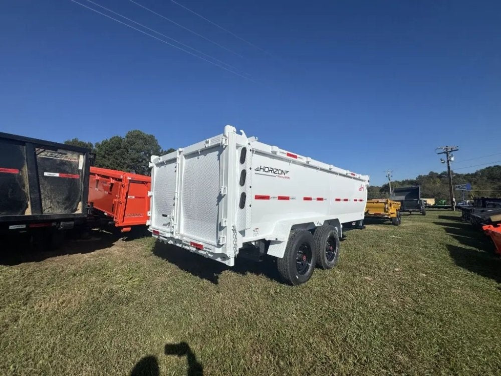 16'x83" Horizon HZ7 BP Bumper Pull Dump - Bumper Pull Dump - TrailerSwap