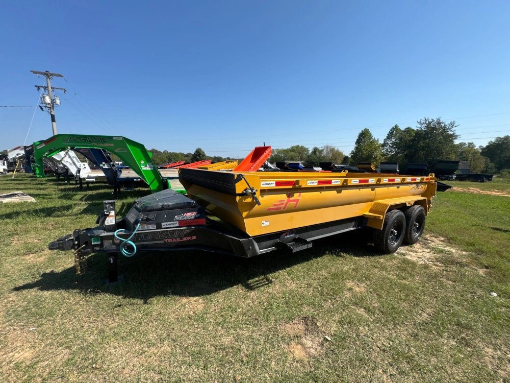 16'x83" Horizon HZ7 BP Bumper Pull Dump - Bumper Pull Dump - TrailerSwap