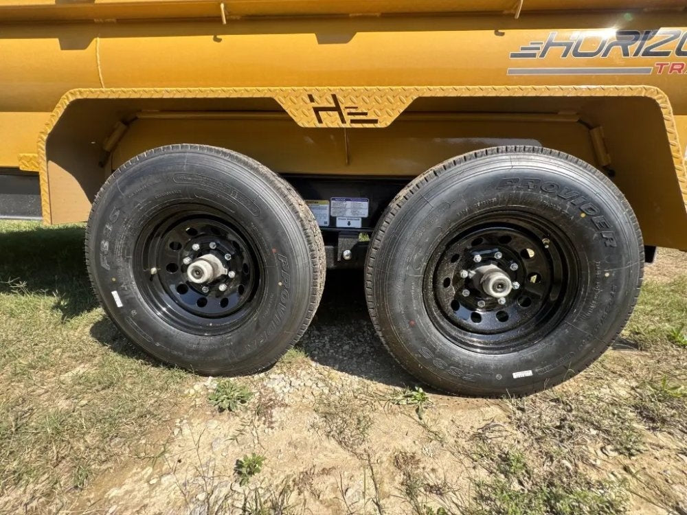 16'x83" Horizon HZ7 BP Bumper Pull Dump - Bumper Pull Dump - TrailerSwap