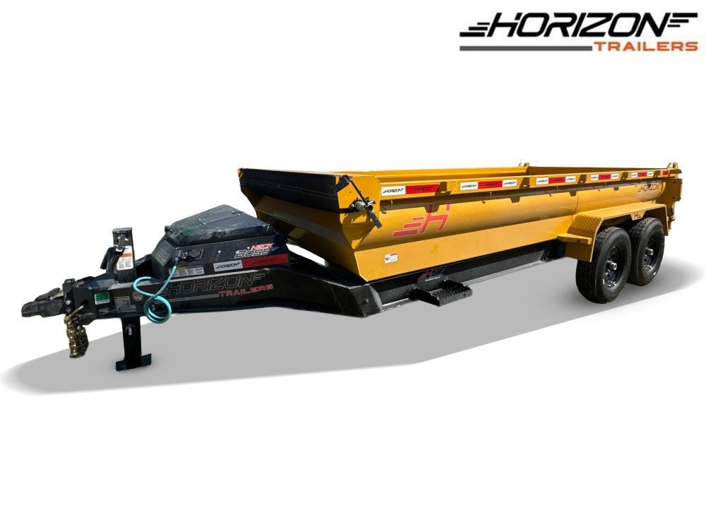 16'x83" Horizon HZ7 BP Bumper Pull Dump - Bumper Pull Dump - TrailerSwap
