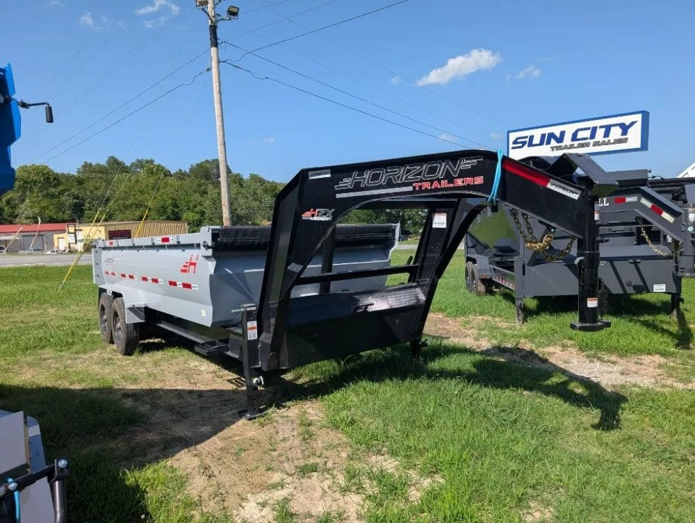 16'x83" Horizon HZX GN Gooseneck Dump - Gooseneck Dump - TrailerSwap