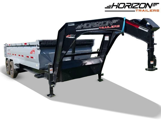 16'x83" Horizon HZX GN Gooseneck Dump - Gooseneck Dump - TrailerSwap