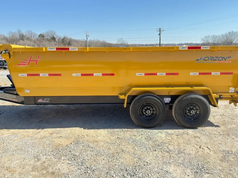 16'x83" Horizon LZ7 BP Bumper Pull Dump - Bumper Pull Dump - TrailerSwap