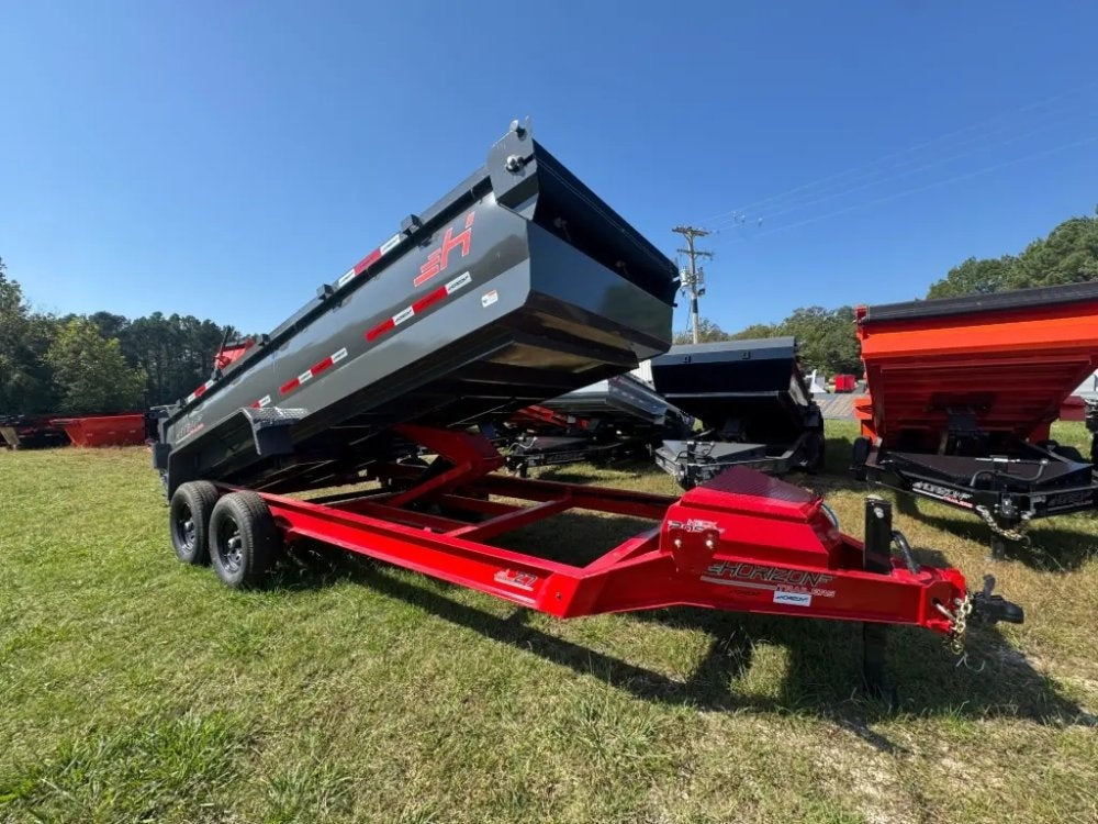 16'x83" Horizon LZ7 BP Bumper Pull Dump - Bumper Pull Dump - TrailerSwap