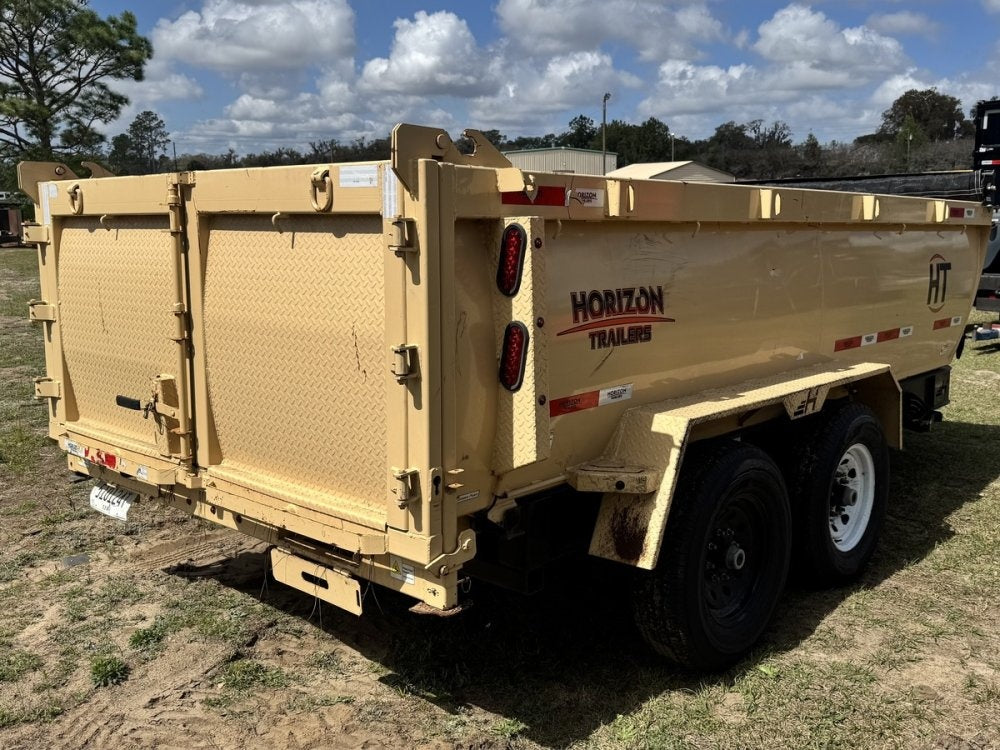 14' x 7' Horizon Bumper Pull Dump 1887