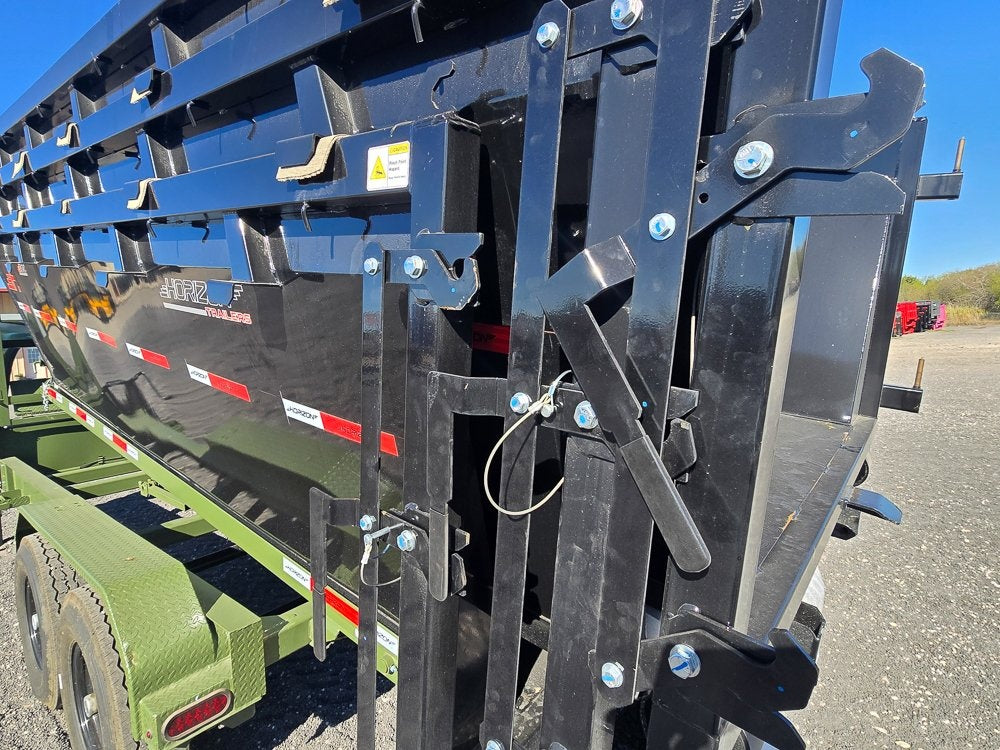 Horizon 16' RDZ GN Roll off Bundle (2) 7k Axles + 3 Bins w/ 4' Walls 7410-C